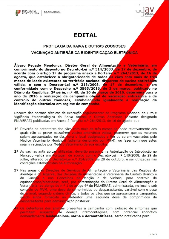 2016 04 13 vacinação da raiva em Gondomar 1