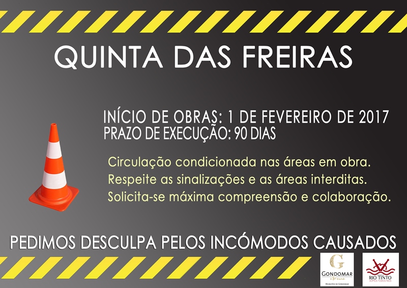 2017 02 01 Aviso Obras na Quinta das Freiras