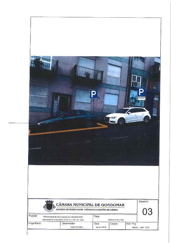 2018 02 07 Quinta da Campainha Rua da estacionamento para veículos de mobilidade reduzida frente ao nº 10 3
