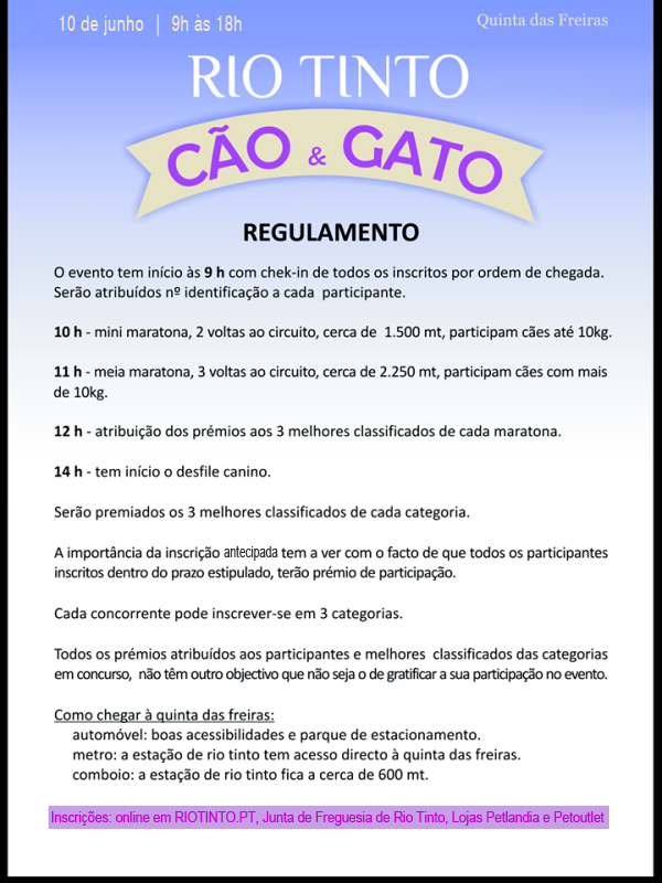 2018 06 10 Cão Gato Regulamento