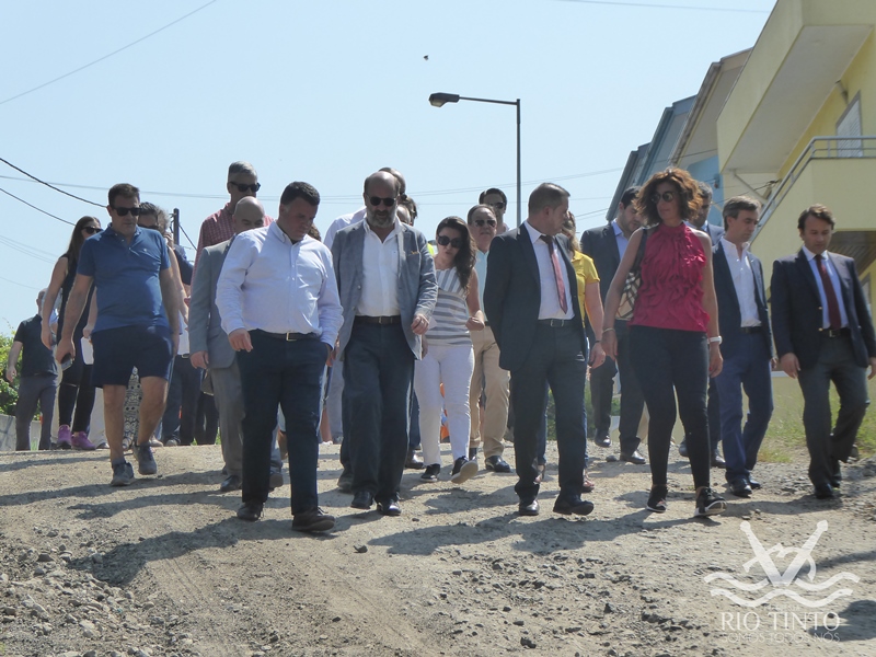2018 08 24 Visita do Ministro do Ambiente às obras do interceptor do Rio Tinto 15