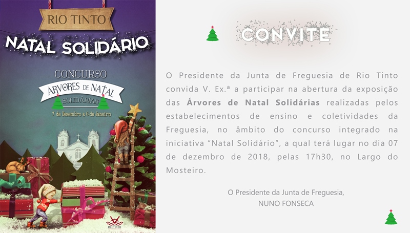 2018 11 07 Inauguração da exposição de árvores de natal